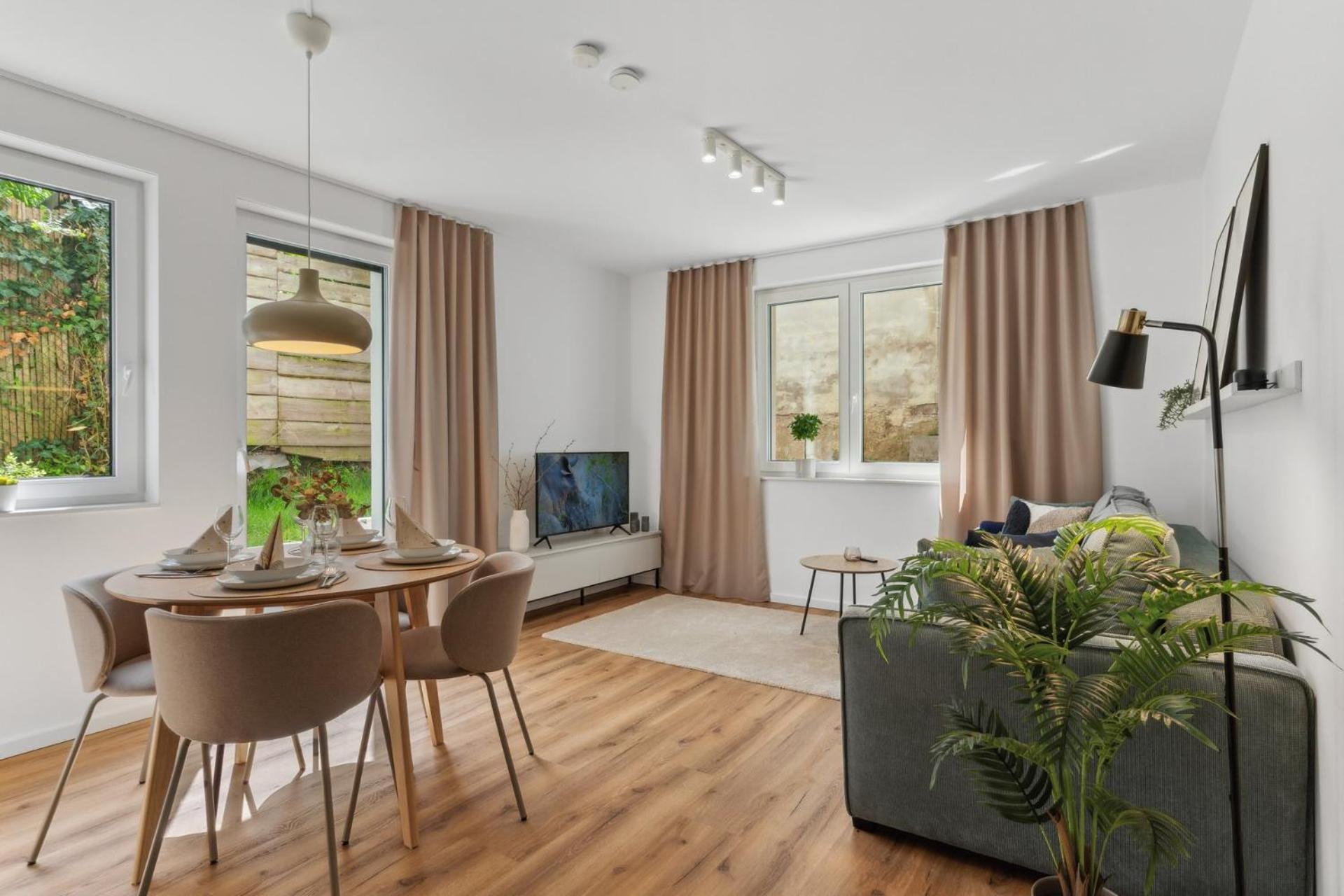 Deluxe Apartment In Bielefeld City Mit Parkplatz Und Terrasse Dış mekan fotoğraf