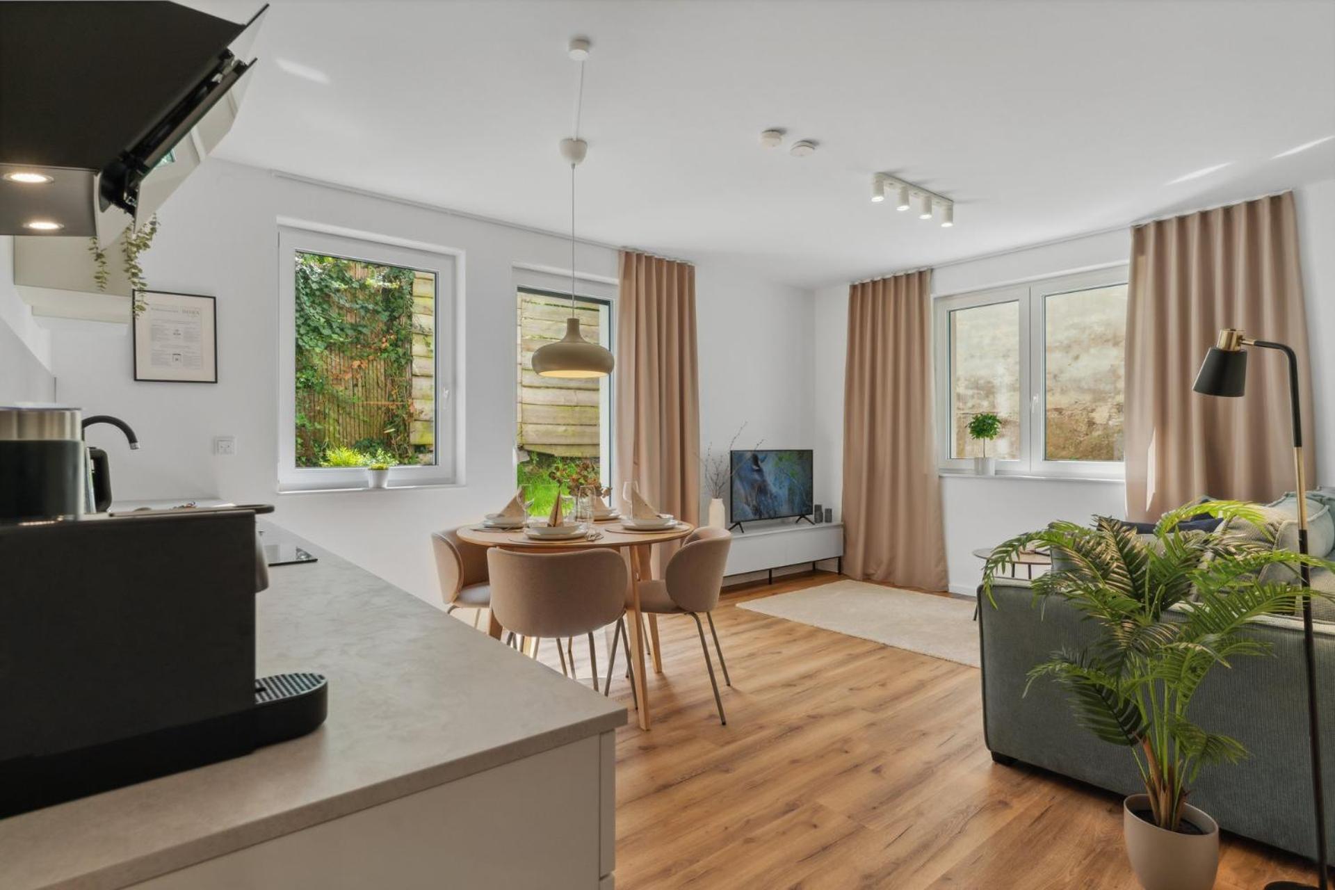Deluxe Apartment In Bielefeld City Mit Parkplatz Und Terrasse Dış mekan fotoğraf