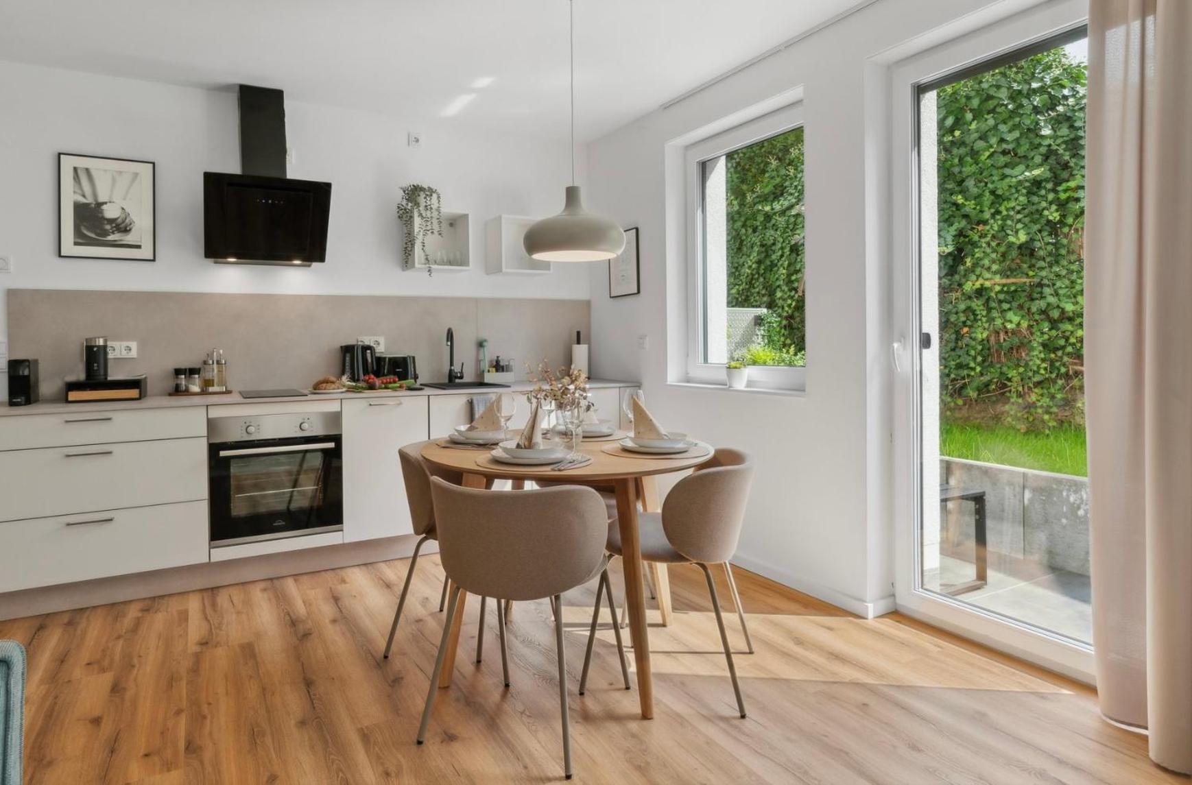 Deluxe Apartment In Bielefeld City Mit Parkplatz Und Terrasse Dış mekan fotoğraf